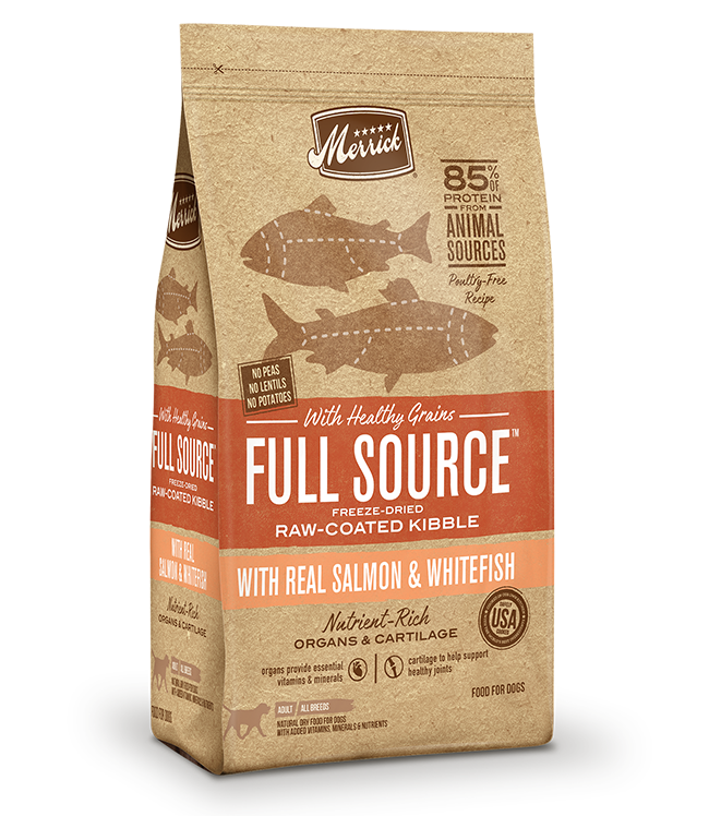 Merrick salmon dog food hot sale