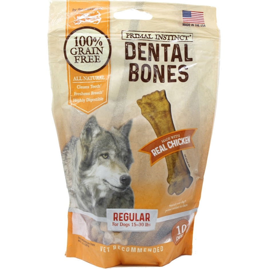 Nylabone Primal Instinct Dental Bone with Real Chicken in Southold