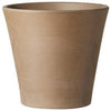 Terra Cotta Clay Planter, Tapered, Chocolate, 10-In.