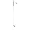 Shepherds Hook Plant Hanger, Spiral Twist, Bronze, 90-In.