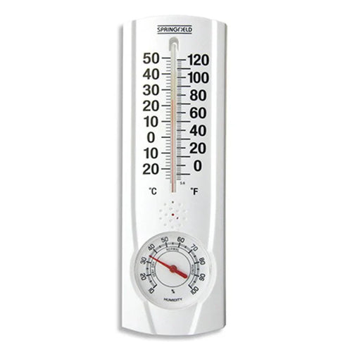 Taylor Plainview Indoor and Outdoor Thermometer with Hygrometer