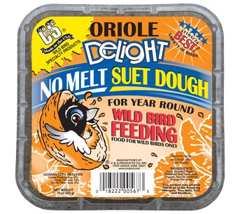 C&S Oriole Delight Not Melt Suet Dough
