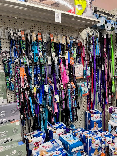 Wide selection of pet supplies at Chick's Southold Agway, including food, treats, and accessories for cats, dogs, and small animals.