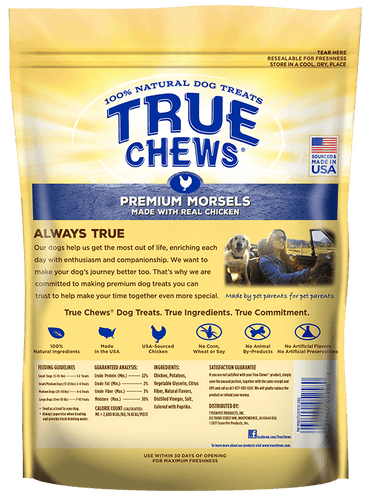 True Chews Premium Morsels Chicken Dog Treats