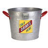 VINTAGE GALVANIZED ICE BUCKET PLANTER