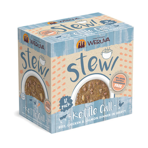 Weruva Cat Stew! Kettle Call Beef, Chicken & Salmon Dinner in Gravy Cat Food