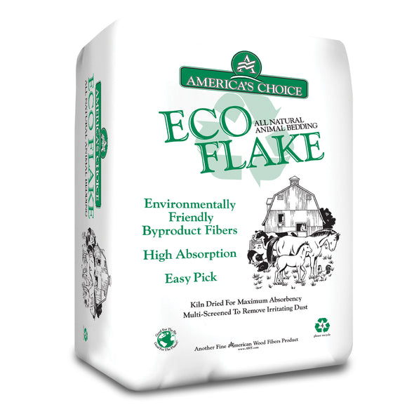 American Wood Fibers Eco Flake Animal Bedding