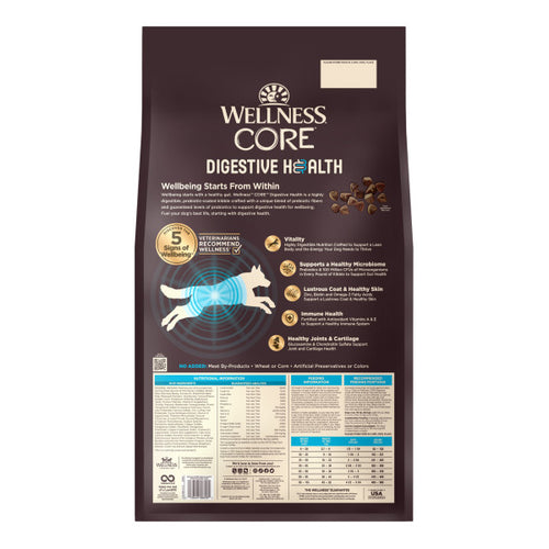 Wellness CORE Digestive Health Whitefish & Brown Rice Dry Dog Food