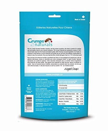 Crumps Naturals Sweet Potato Strips with Cinnamon and Citrus Fibre Dog Treats