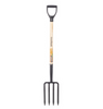 Green Thumb Wood D-Handle Spading Fork (4 Tine)