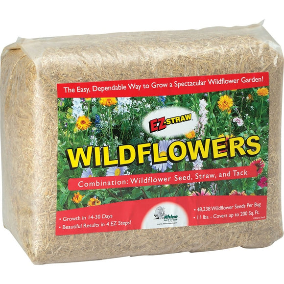 EZ-Straw Wildflower Straw Tack Covers 200 SQ FT (11-lb)