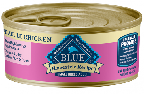 Blue Buffalo Homestyle Recipe Small Breed Chicken Dinner with Garden Vegetables & Brown Rice Canned Dog Food