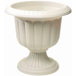 Plastic Planter, Classic Urn, Stone Resin, 14-In.