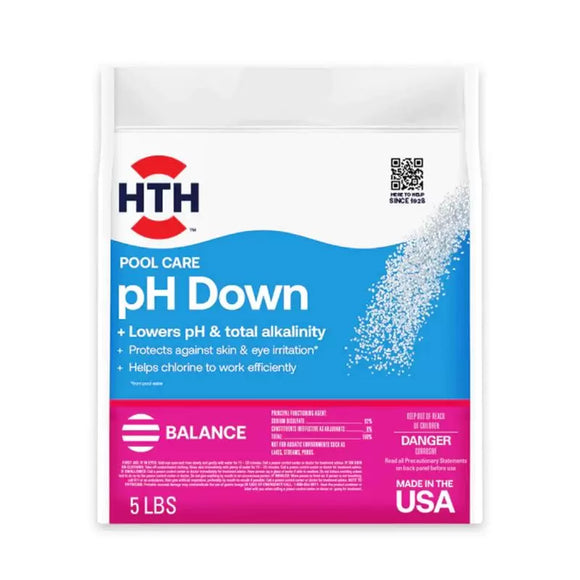 HTH® Pool Care pH Down 5 lbs.