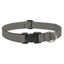 Eco Dog Collar, Adjustable, Granite, 1 x 16 to 28-In.