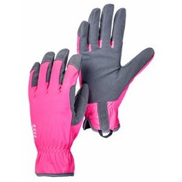 Flora Garden Gloves, Pink, Women's M