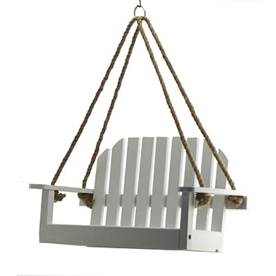 Audubon/woodlink-Rustic Farmhouse Platform Swing Feeder- White