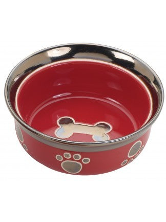 Ethical Pet Fresco Dog Bowl, Blue, 7-in