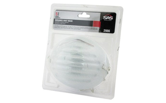 SAS Safety Nuisance Dust Mask, 5-Pack