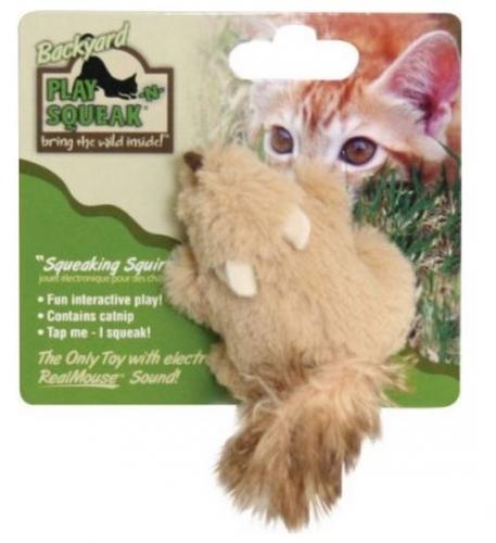 Cosmic Play and Squeak Backyard Animals Cat Toys
