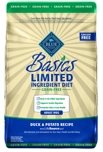 Blue Buffalo Basics Grain Free Adult Duck & Potato Recipe Dry Dog Food