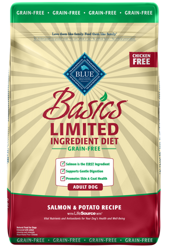 Blue Buffalo Basics Grain Free Adult Salmon & Potato Recipe Dry Dog Food