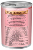 Blue Buffalo Wilderness Wolf Creek Stew Savory Salmon Stew Canned Dog Food