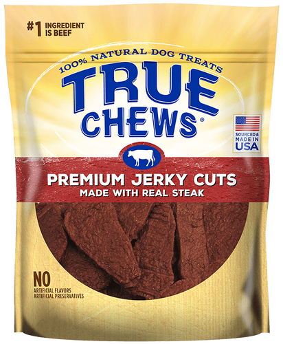 True Chews Premium Jerky Cuts with Real Steak Dog Treats