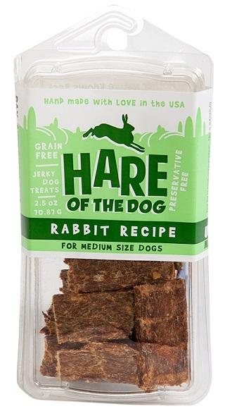 Hare of the Dog 100% Rabbit Medium Dog Jerky Treats