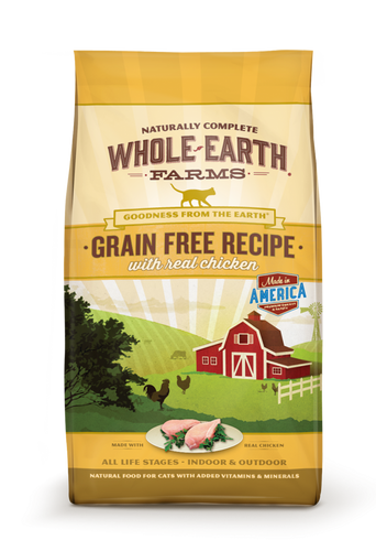 Whole Earth Farms Grain Free Real Chicken Recipe Dry Cat Food