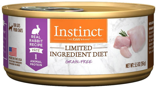 Nature's Variety Instinct Grain Free LID Rabbit Canned Cat Food