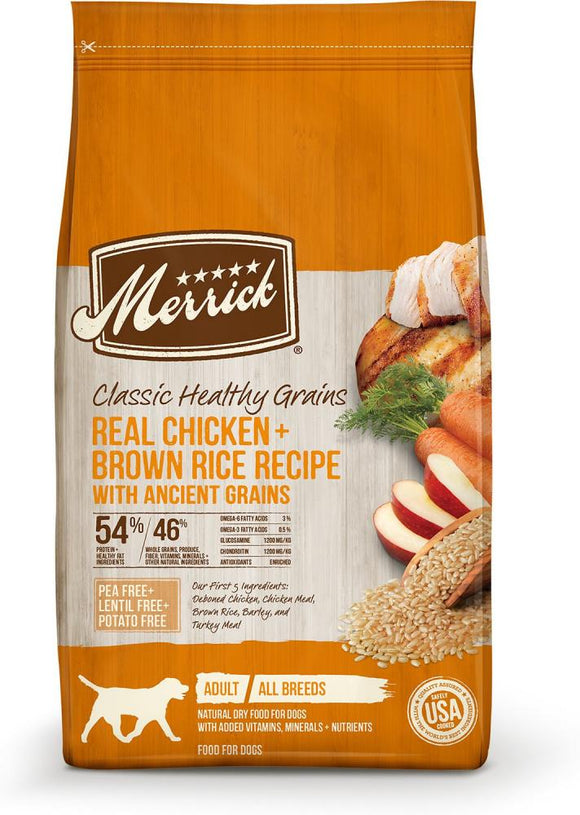 Merrick Classic Chicken & Brown Rice Recipe with Ancient Grains Dry Dog Food