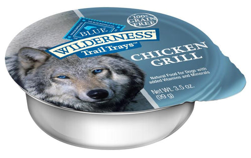 Blue Buffalo Wilderness Trail Trays Chicken Grill Dog Food Cup