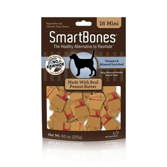 SmartBones Rawhide-Free Peanut Butter Dog Treats