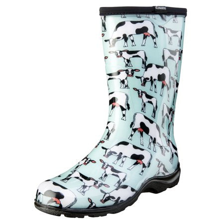 Sloggers Women's Rain & Garden Boot Mint Green Cowabella Design