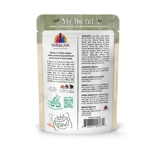 Weruva Cat Stew! Stir the Pot Chicken & Salmon Dinner in Gravy Cat Food