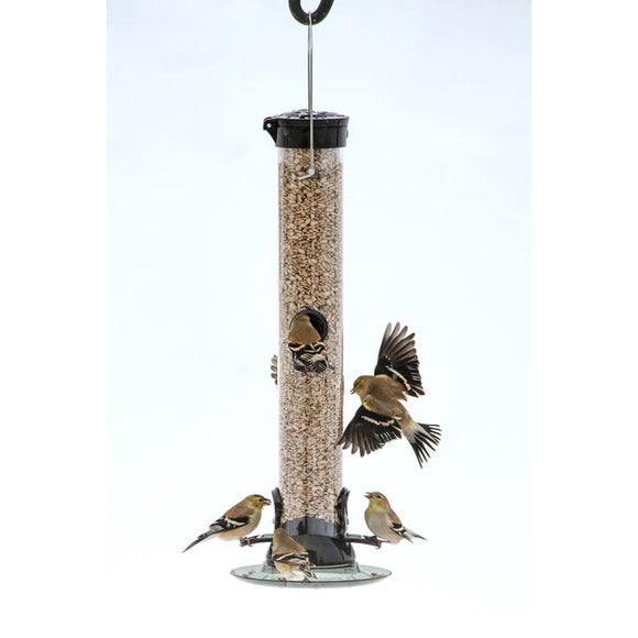 Droll Yankees® Onyx Clever Clean® Sunflower Bird Feeder with Easy Opening