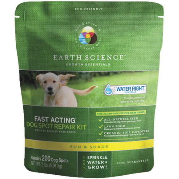 Earth Science 2Lb. Covers Up to 300 Dog Spots Sun & Shade Grass Patch & Repair