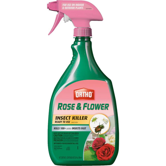 Ortho 24 Oz. Ready To Use Trigger Spray Flower & Rose Insecticide