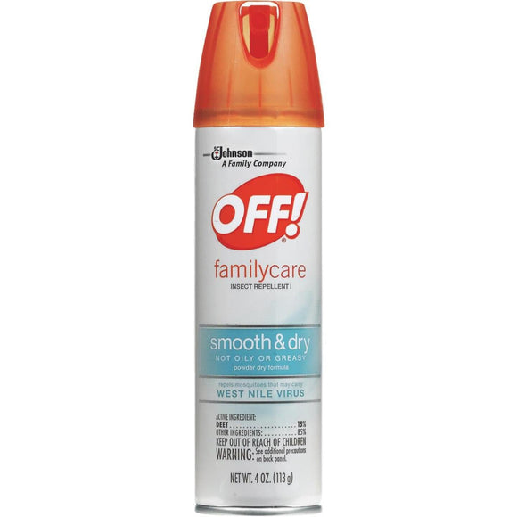 Off Family Care 4 Oz. Dry Insect Repellent Aerosol Spray
