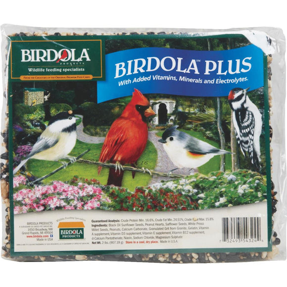 Birdola 2 Lb. Plus Wild Bird Seed Cake