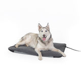 K&H Lectro-Soft™ Outdoor Heated Pet Bed Gray (Small 14" x 18" (20W))