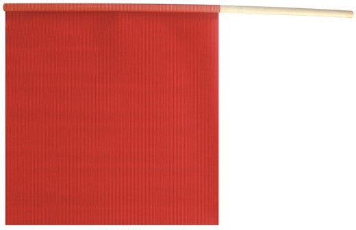 Ancra Cargo 18″ x 18″ Safety Flag, Fluorescent Red Mesh w/Wooden Dowel Rod