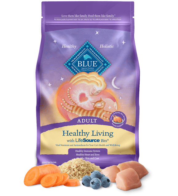 BLUE™ Healthy Living Adult Cats Chicken and Brown Rice Recipe