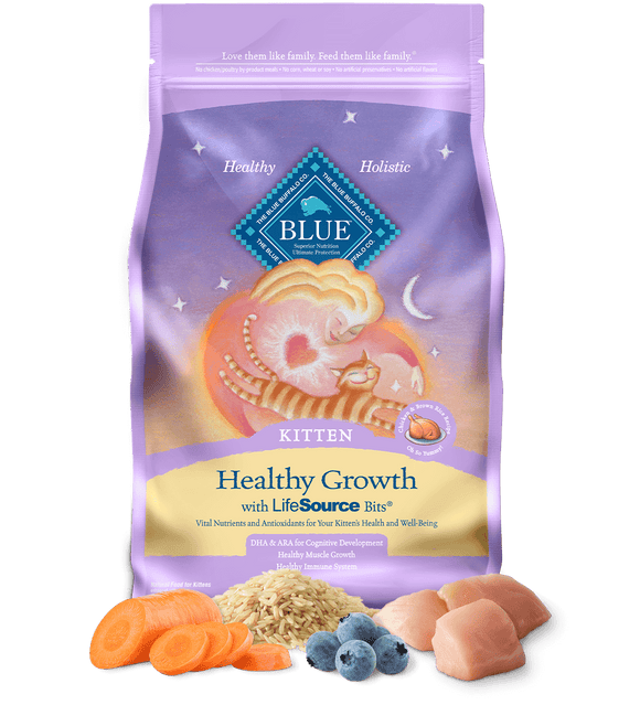 BLUE™ Healthy Growth Kittens Chicken and Brown Rice Recipe