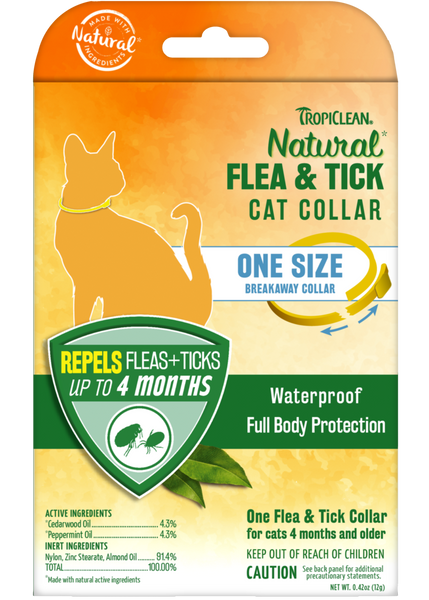 Natural online cat collar