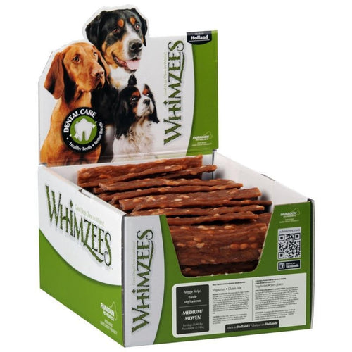 Whimzees Veggie Strip Dental Chew Dog Treats