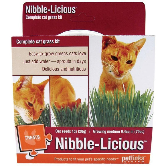 PETLINKS NIBBLE-LICIOUS CAT GRASS SEED KIT
