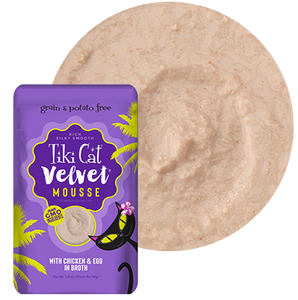 Tiki Cat® Velvet Mousse™ Chicken & Egg in Broth